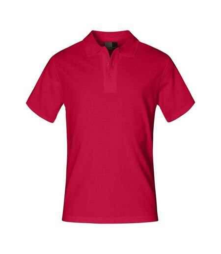 Polo Superior Homme Rouge Feu Promodoro