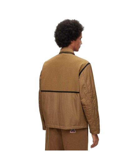 Mens Cargo Jacket Beige Boss
