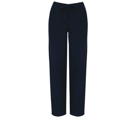 Pantalon en lin - Femme - PATS733 - bleu marine