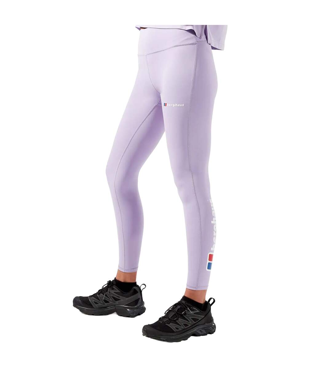 Womens/ladies core logo leggings purple Berghaus-3