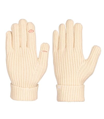 Gants d'hiver dom femme blanc cassé Trespass