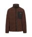 Veste Polaire À Col Montant Et Poche Sur Poitrine Brookes Homme Marron Foncé Trespass-1