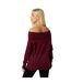 Pull Femme Bordeaux Biba-3