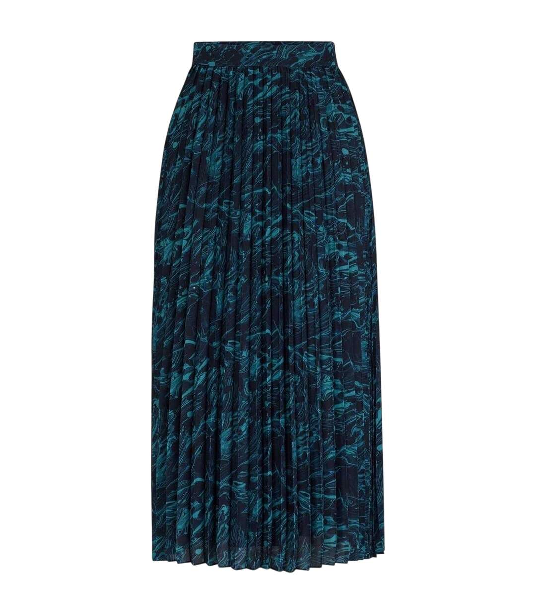 Jupe Mi-longue Motif/style Marbré Femme Marron Hugo Boss-2