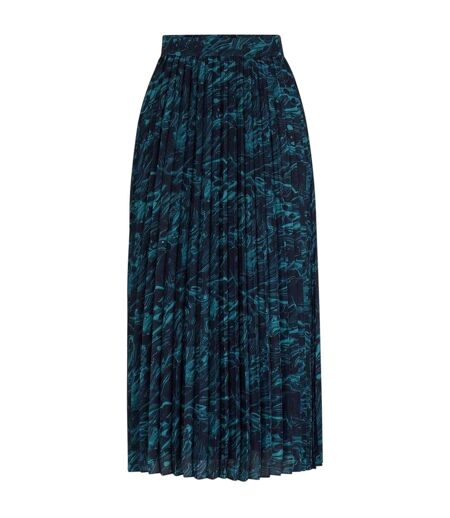 Jupe Mi-longue Motif/style Marbré Femme Marron Hugo Boss