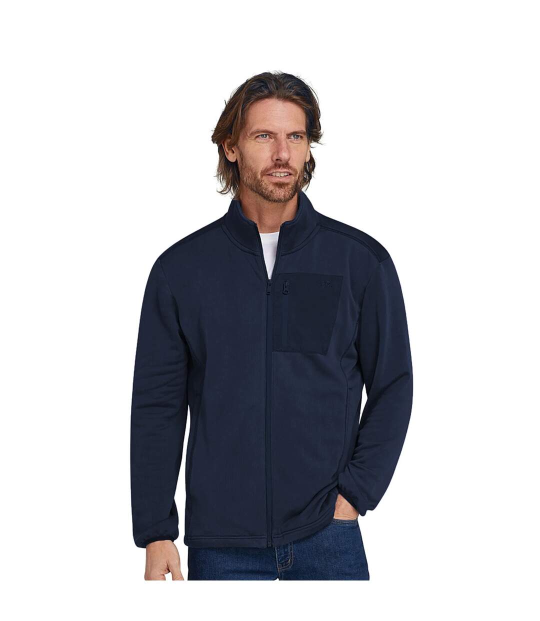 Veste tech homme bleu marine Raging Bull-1