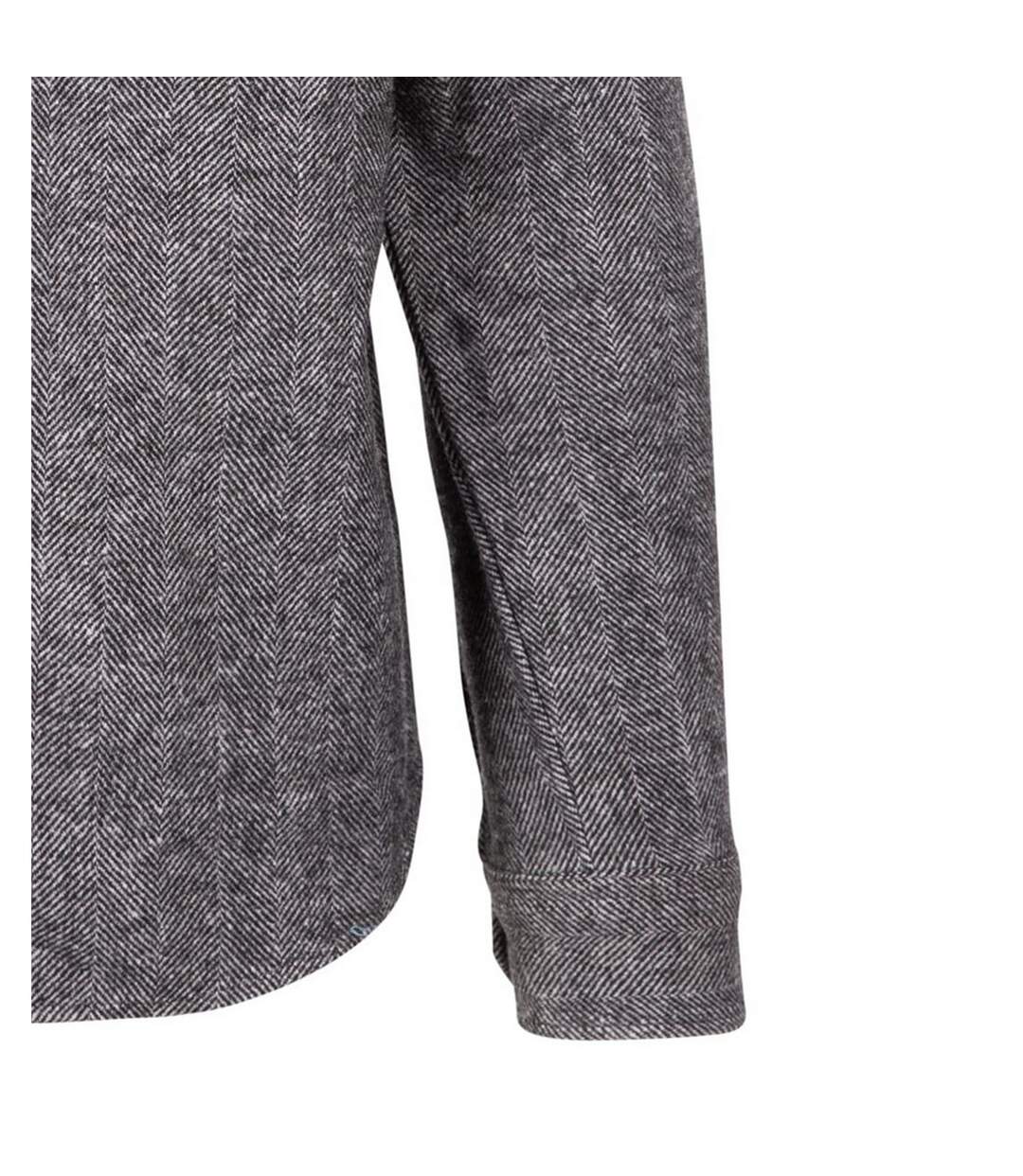 Chemise Manches Longues Motif/style Chevrons Homme Gris Chevrons Trespass-3