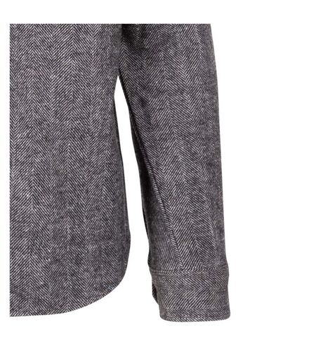 Chemise Manches Longues Motif/style Chevrons Homme Gris Chevrons Trespass