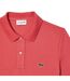 Mens Pique Slim Polo Shirt Red Lacoste-2
