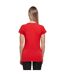T-shirt Basique Pour Femmes/femmes Rouge De La Ville Build Your Brand-3