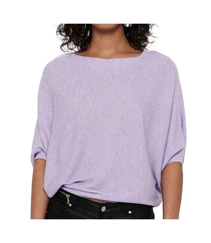 Pull Mauve manches 3/4 Femme JDY New Behave