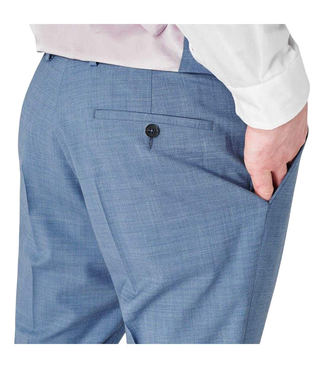 Pantalon De Costume Homme Bleu Clair Without Prejudice-4