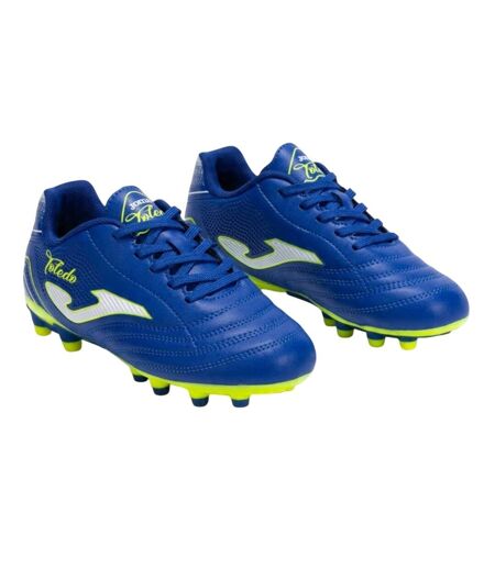 Childrens/kids Toledo Firm Ground Football Boots Blue Joma