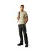 Pantalon Imperméable Uni À Taille Élastiquée Homme Vert Sombre Regatta-4