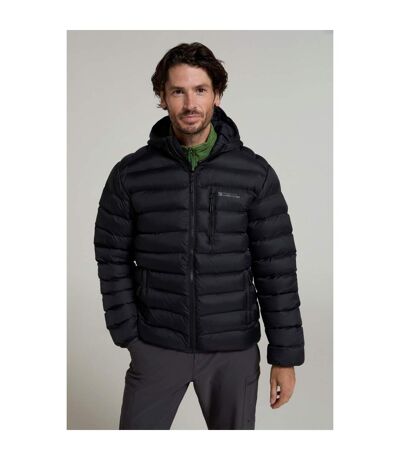 Mens link padded jacket jet black Mountain Warehouse