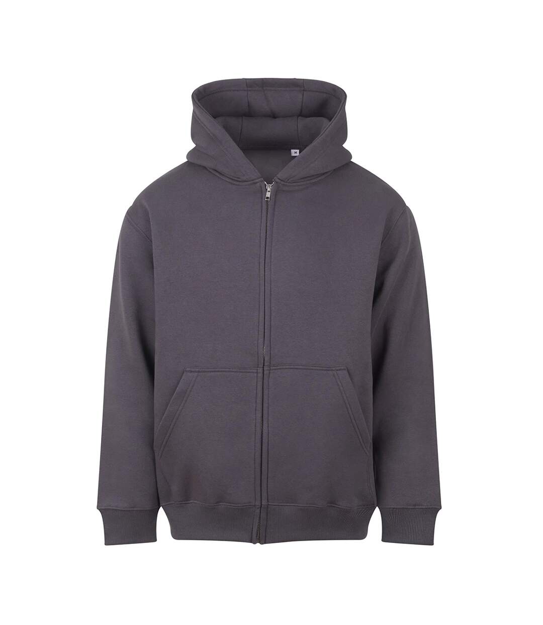 Unisex Adult Vision Heavyweight Hoodie Solid Charcoal Awdis-1