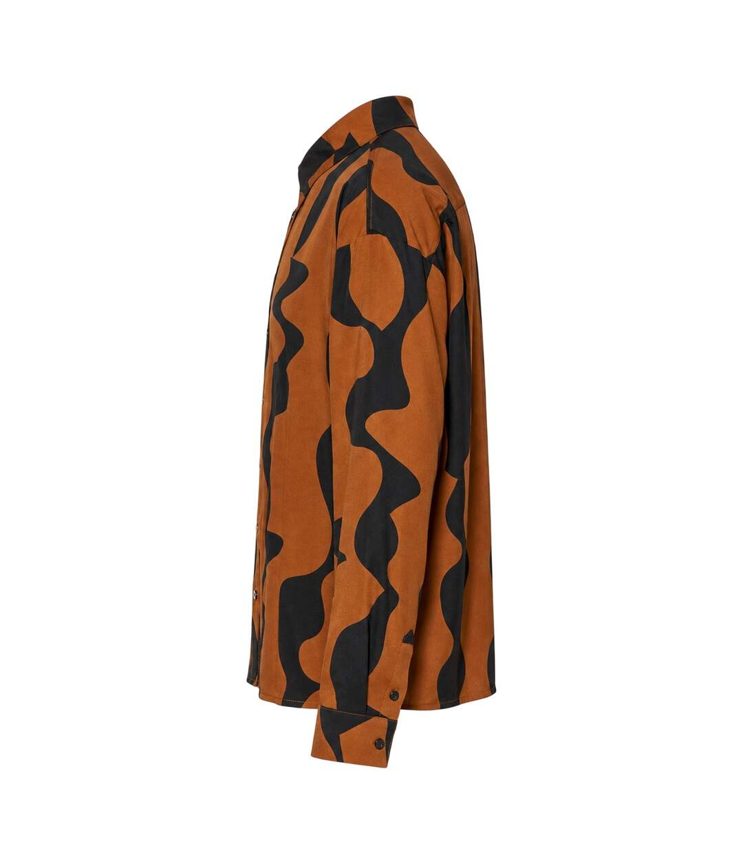 Chemise Motif/style Abstrait Femme Noir Marron Vero Moda-4