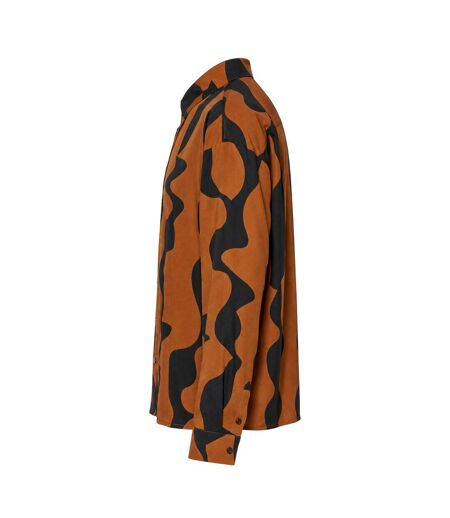 Chemise Motif/style Abstrait Femme Noir Marron Vero Moda