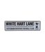 Tottenham Hotspur FC - Plaque de rue (Blanc / Bleu marine / Noir) (Taille unique) - UTBS657