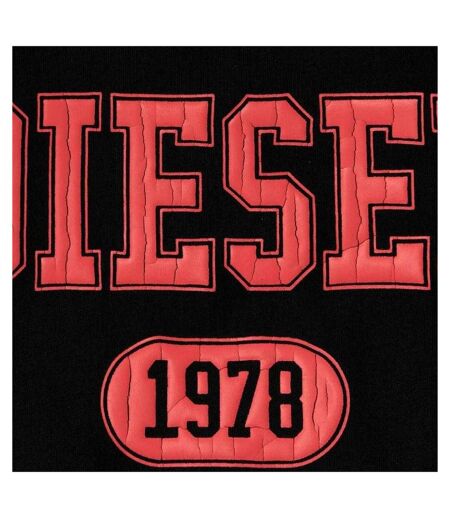 T-shirt Motif/style Universitaire Adulte Noir Diesel