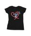 Disney T-shirt en coton Femme/Ladies Lilo & Stitch Love You Mum (Noir) - UTBI25738-1