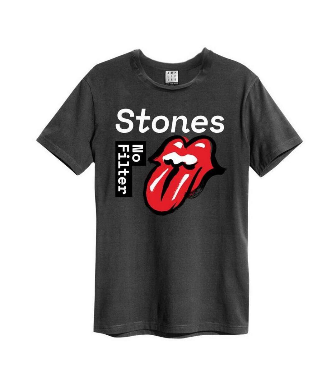 T-shirt No Filter Adulte Anthracite Amplified-1
