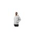 Mens Moisture Wicking Hoodie Grey Marl Hybrid Performance-1