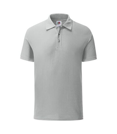 Fruit Of The Loom Mens Iconic Pique Polo Shirt (Zinc Gray)