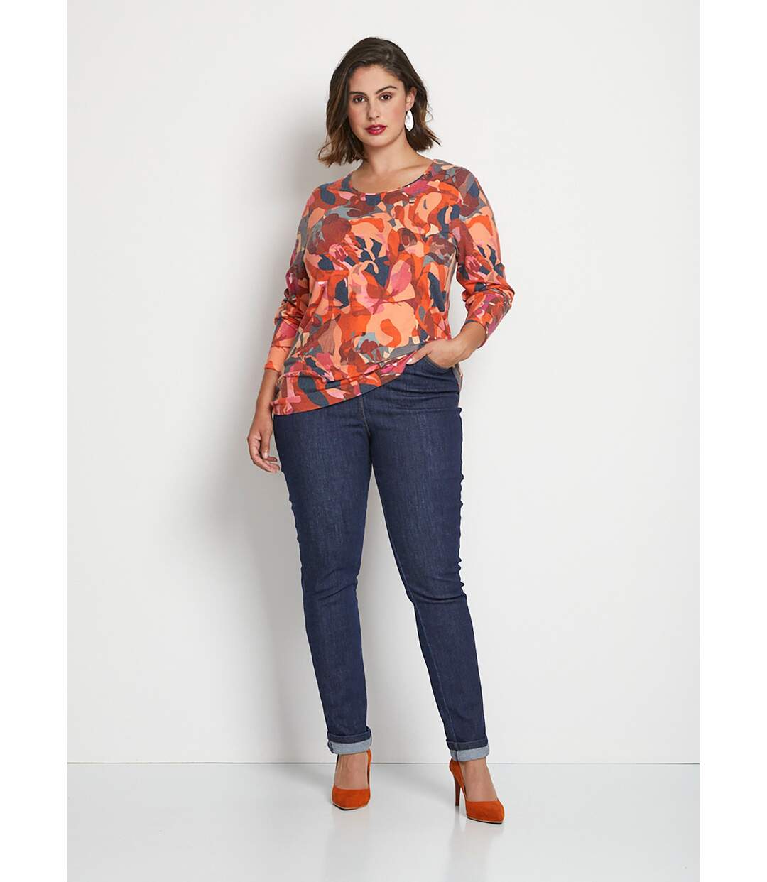 T-shirt manches longues imprimé-4