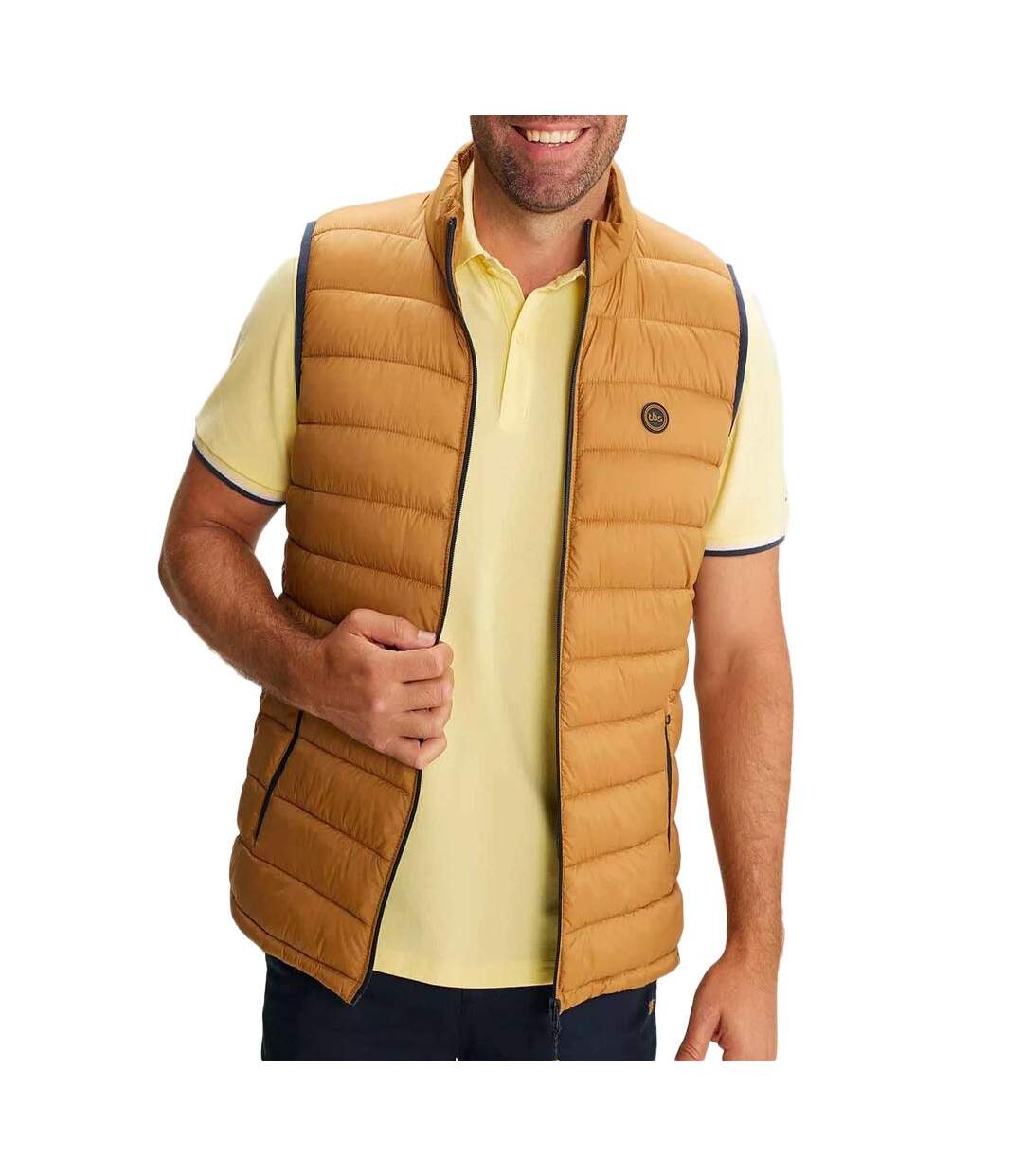 Doudoune Sans Manches Jaune Homme TBS Fabian - 3XL-1