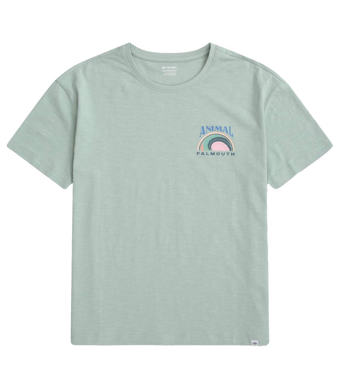 Womens/ladies leena falmouth t-shirt green Animal-1