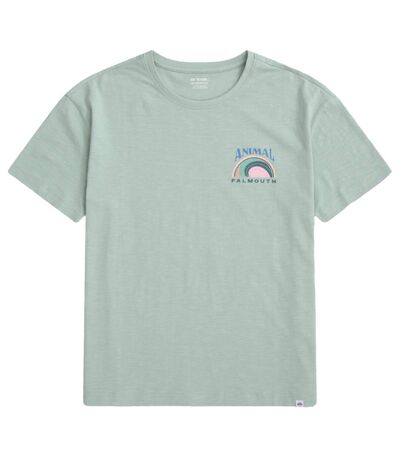 Womens/ladies leena falmouth t-shirt green Animal