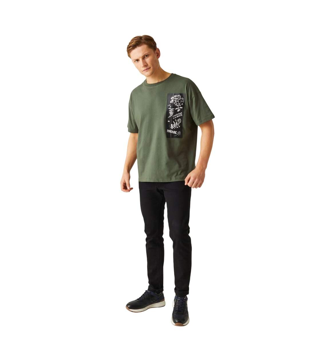 T-shirt Christian Lacroix Aramon Homme Kaki Foncé Regatta-1
