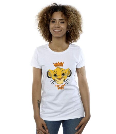 Disney - T-shirt THE LION KING FUTURE KING - Femme (Blanc) - UTBI16369
