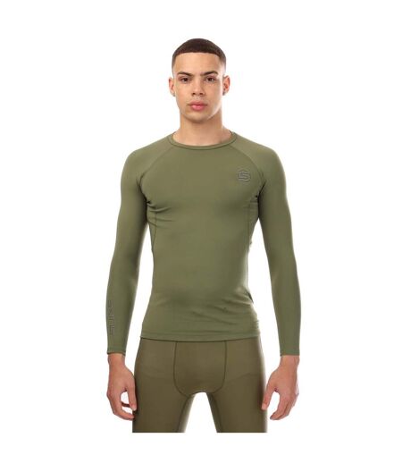 Haut Manches Longues Series-2 Homme Vert Kaki Skins