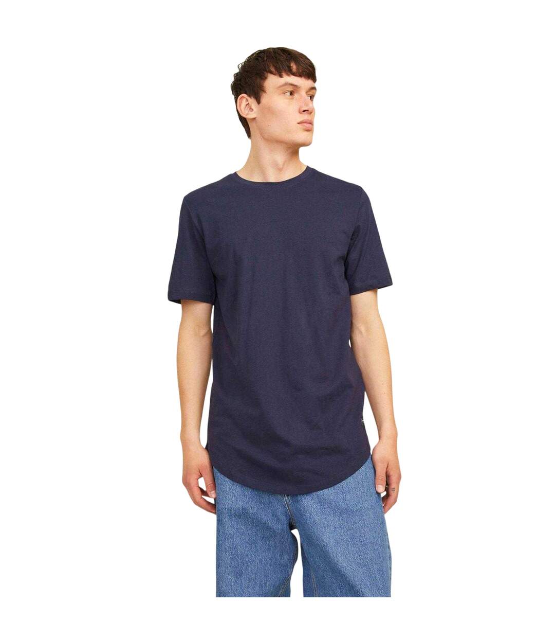 Pack Of 3  Mens Noa Crew Neck T-shirt  White Navy Black Jack And Jones-3