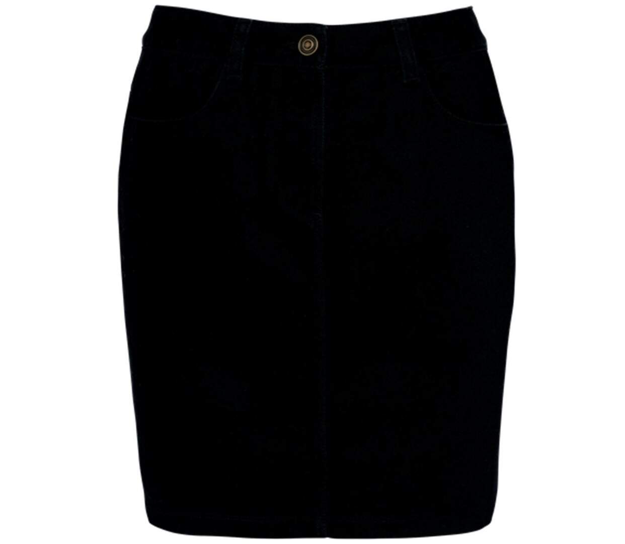 Jupe écoresponsable - Femme - PAT5015 - noir-1