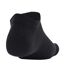 Pack Of 6  Womens/ladies Essential No-show Socks  Black White Grey Under Armour-2