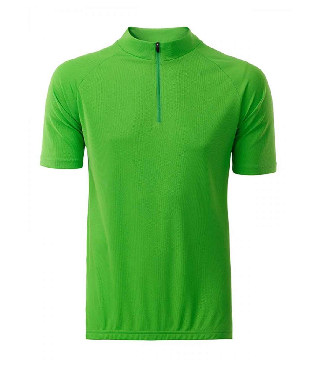 maillot cycliste zippé - HOMME - JN512 - vert citron