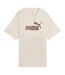 Womens/ladies Animal Print Logo T-shirt Beige Puma-2