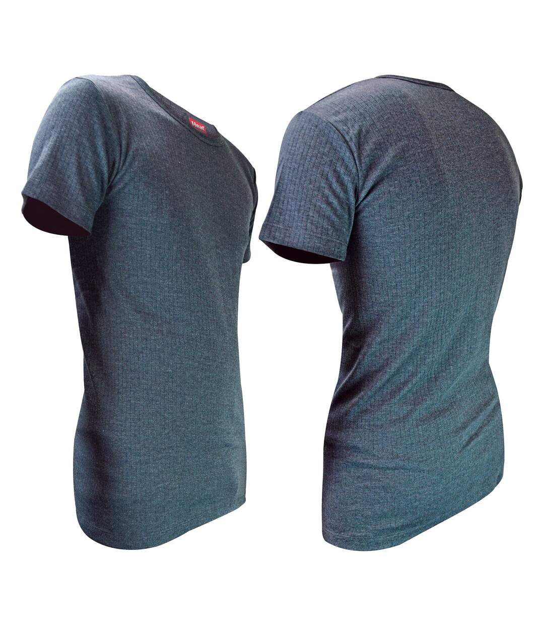 2 Pack Mens Short Sleeve Thermal Top for Winter-3