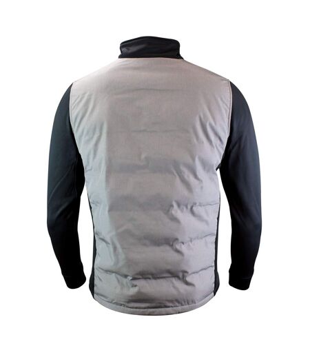 Veste résistante à l'eau doublée en polaire pour hommes fermeture éclair