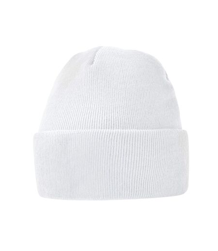 Bonnet unisexe blanc Beechfield