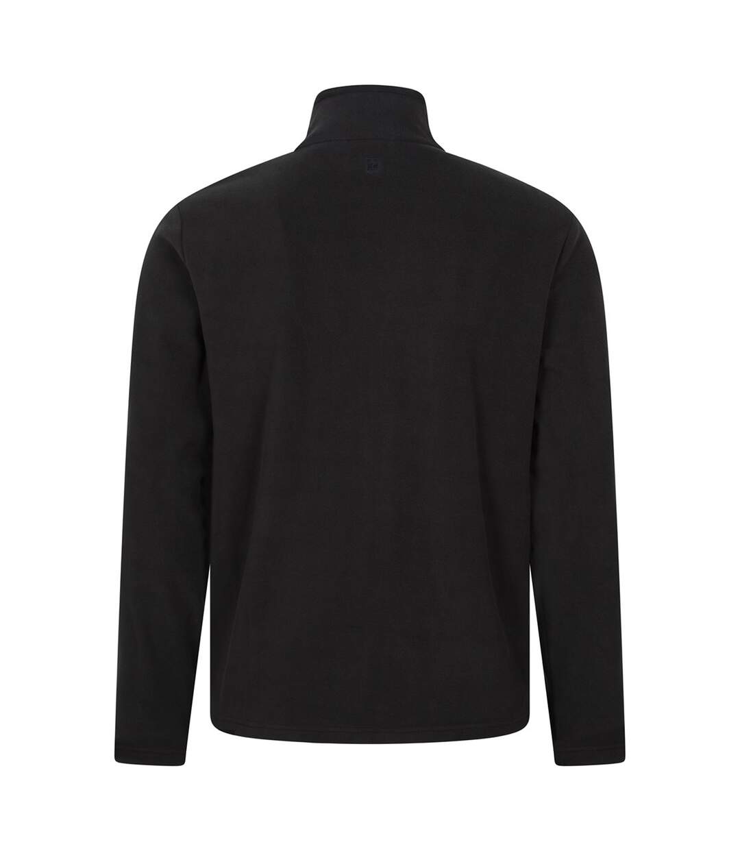 Mens Raso Full Zip Fleece Top Black Mountain Warehouse-3