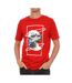 T-shirt Rouge Homme Supreme Grip Greece - XL