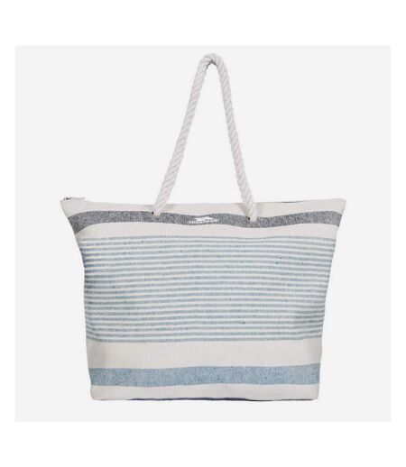 Trespass Womens/Ladies Totba Tote Bag (White/Blue Stripe) (845floz) - UTTP4819