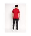 Duck and Cover Mens Bassos Polo Shirt (Red)