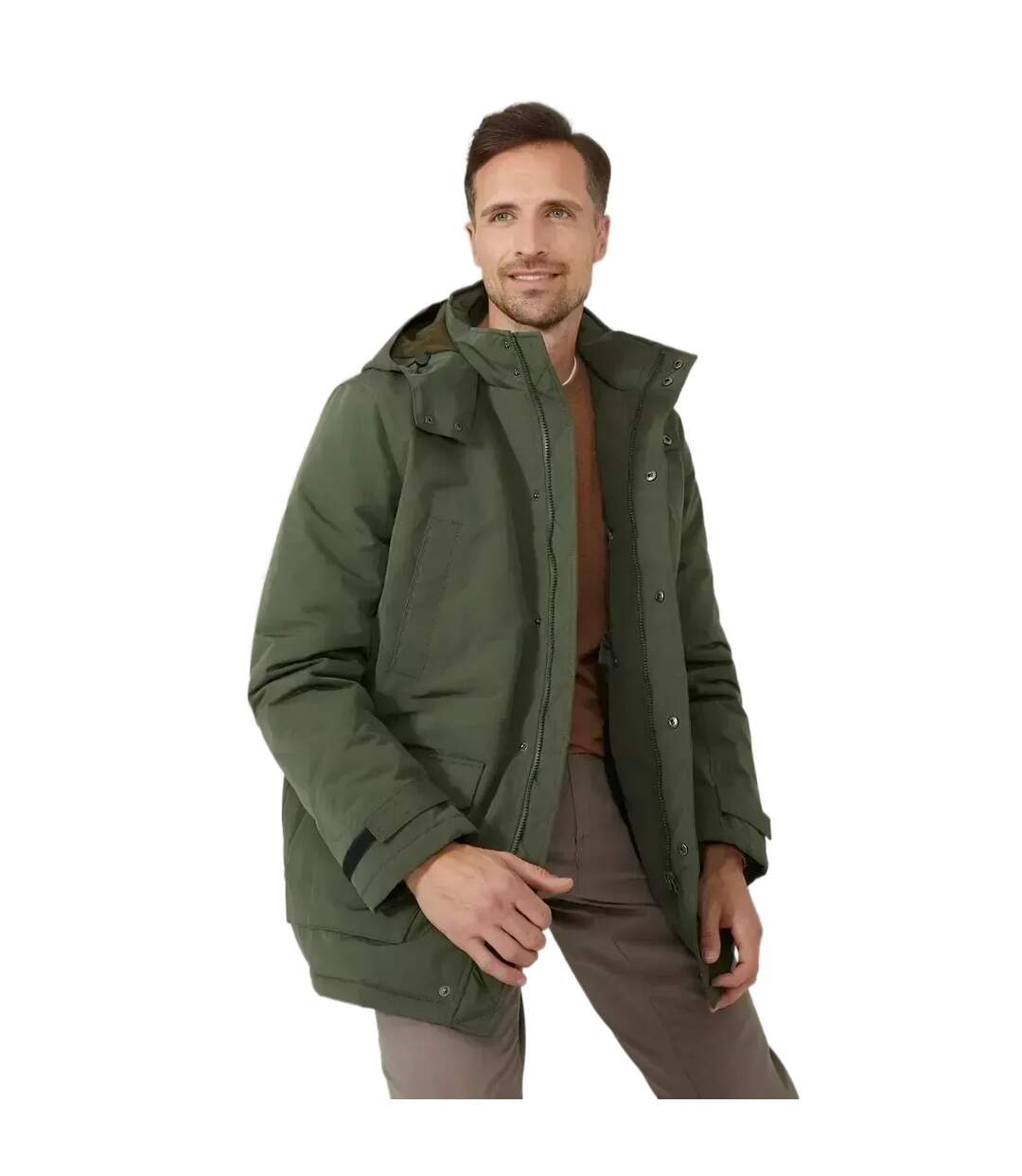 Olive green clearance parka mens