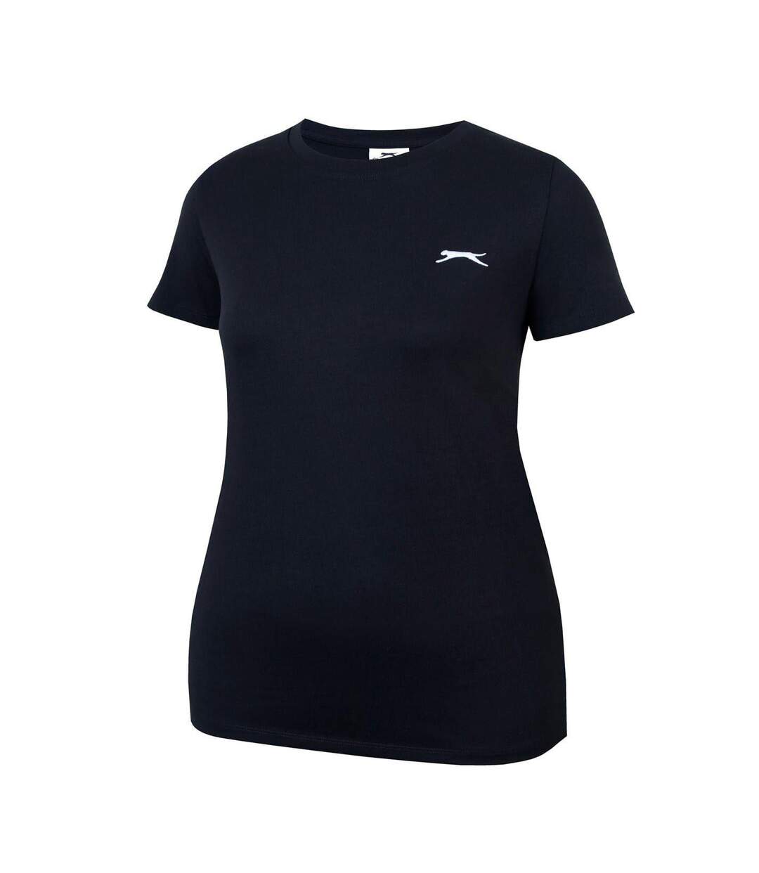 T-shirt Motif/style Uni Femme Noir Slazenger-3