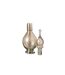 Vase Bouchon Fiole en Verre Jo 40cm Beige-2